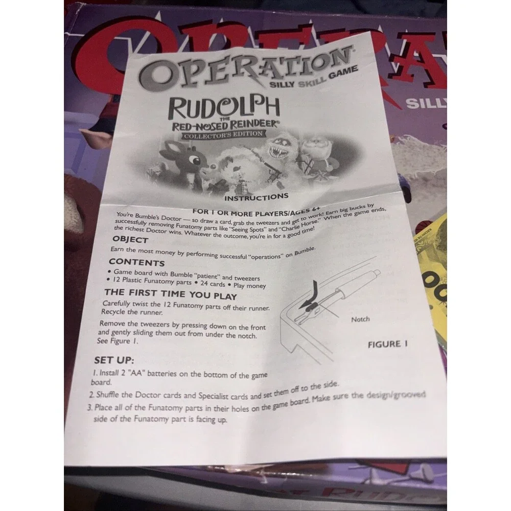 Hasbro Operation Game Rudolph the Red Nosed Reindeer USAopoly NEW Sealed